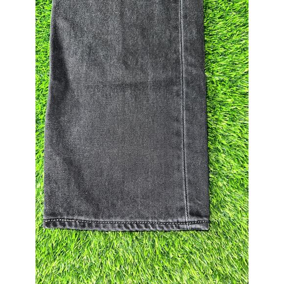 Vintage Levi's 501 Jeans Mens (Tag 33x30) Black Button Fly Straight Leg - Picture 3 of 13